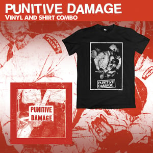 Image of Punitive Damage vinyl shirt combo