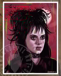 Lydia Deetz  (Beetlejuice) 9x12 in. Art prints