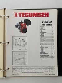Image 8 of ‘94 - ‘95 Tecumseh Engine Specs