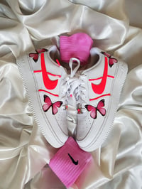Image 3 of AIR FORCE ONES X BUTTERFLY KENDYKICKS 