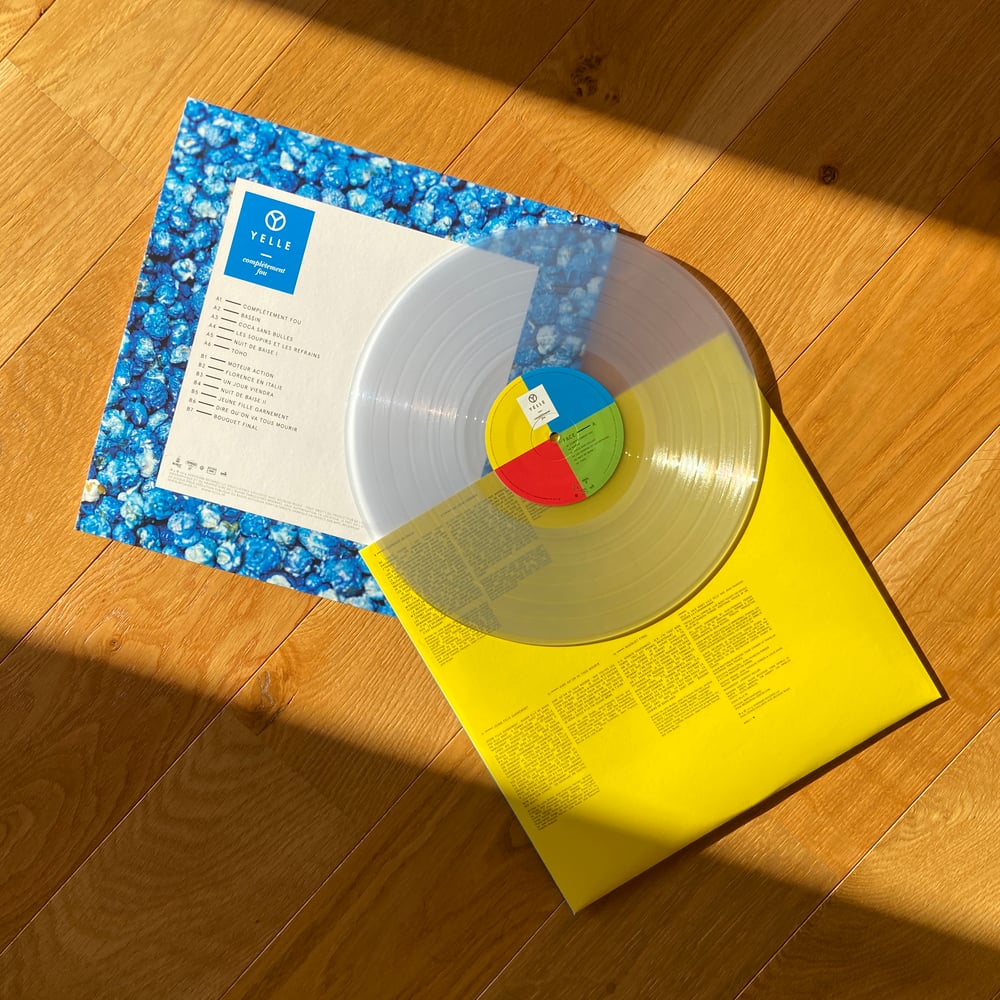Image of Yelle "Completement Fou" clear vinyl reissue
