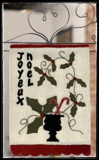 Joyeux Noel Banner Kit and Pattern