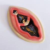 Image 4 of Vulva Godess Trinket Plate / Incense Holder 