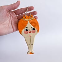 Image 4 of Goddess Baubo Wall Hanging - Ginger Hair