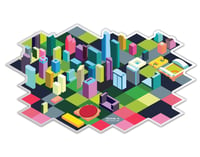 Image 1 of Houston Isometric Sticker