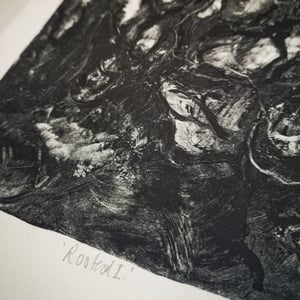 Image of Original Monotype Print - Rooted I