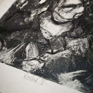 Image of Original Monotype Print - Rooted II