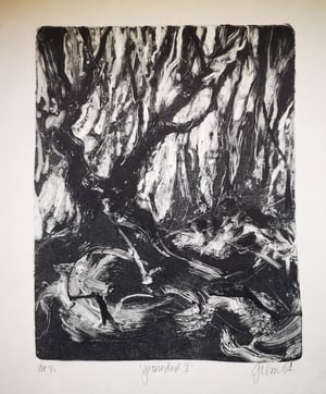 Image of Original Monotype Print - Grounded I