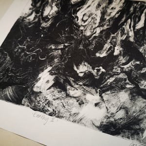 Image of Original Monotype Print - Earthy II