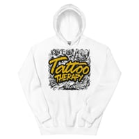 Image 2 of Trubledera Tattoo Therapy Unisex Hoodie