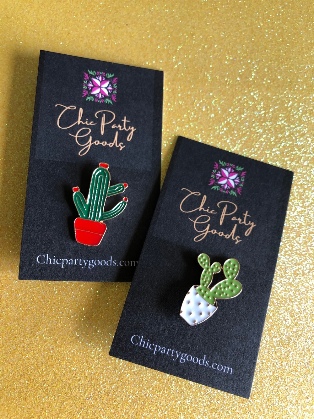 Cactus Pin Red Pot 