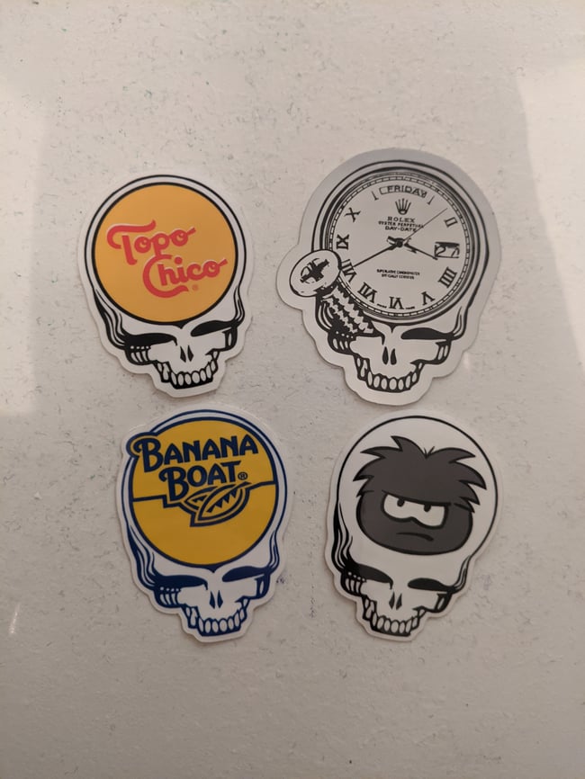 Stealie sticker pack