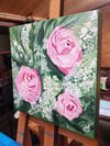 ‘Serendipity’ Pink rose bouquet