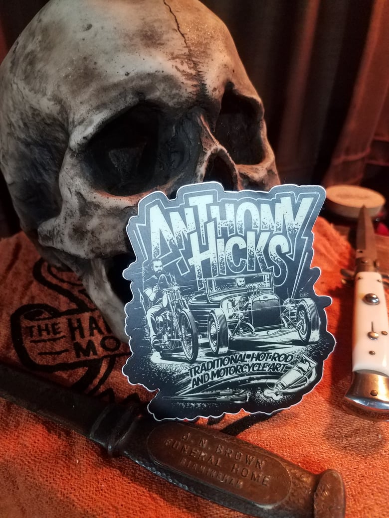 Image of NEW! Anthony Hicks art stickers.
