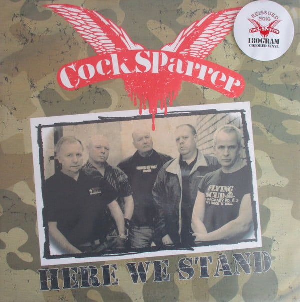 COCK SPARRER - "Here We Stand" 180 LP (Oxblood Vinyl) + CD & DVD set