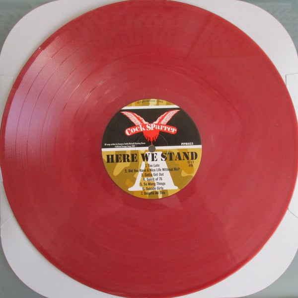 COCK SPARRER - "Here We Stand" 180 LP (Oxblood Vinyl) + CD & DVD set