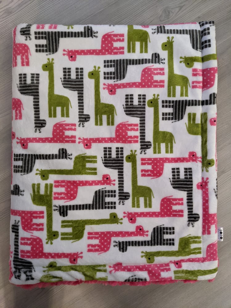 Image of Giraffe Baby Blanket