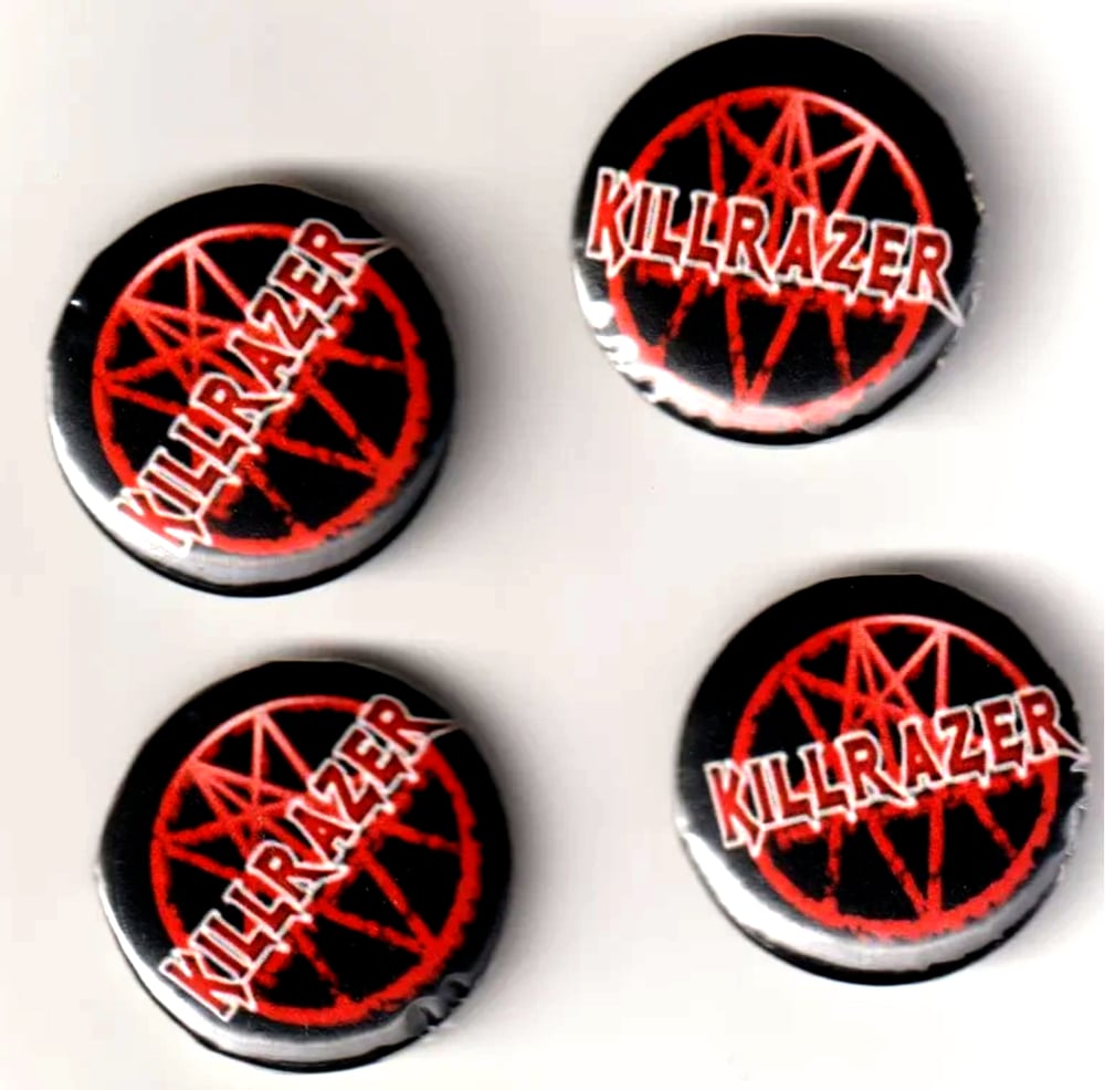 Image of KILLRAZER - Pentagram Badge/Pin