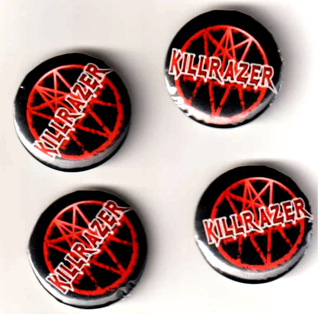 Image of KILLRAZER - Pentagram Badge/Pin