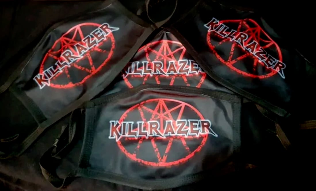 Image of KILLRAZER Pentagram COTTON FACEMASK