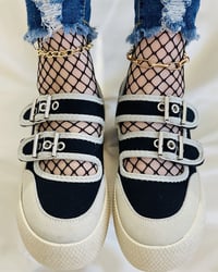 Image 3 of Buckled Colorblock Muffin Sneaker