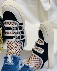 Image 4 of Buckled Colorblock Muffin Sneaker