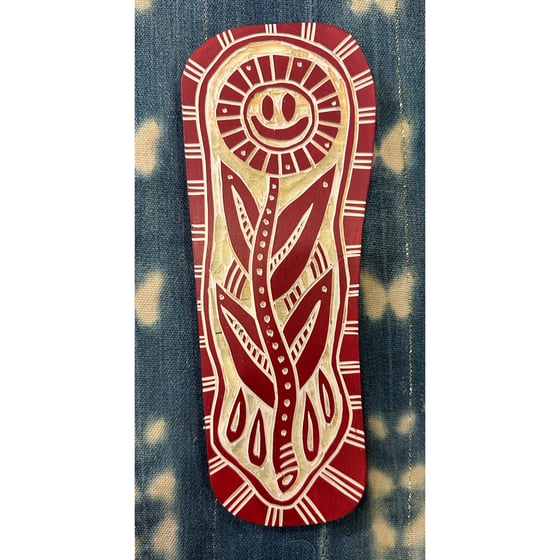 Image of Deep Red Happy Flower