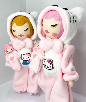 Image of HELLO KITTY INSPIRED ART DOLL & Mini 