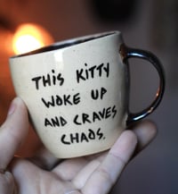 Image 3 of This kitty woke up and CRAVES chaos