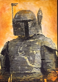 Image 2 of Boba Fett original painting 