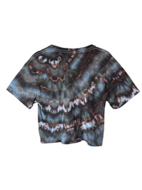 Image 3 of S Crop Tee in Ember Ice Dye #3