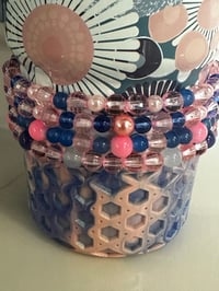 Image 3 of Blue Dream Flower | Tumbler Bracelet Stack