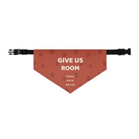 Image 2 of Give Us Room Dog Bandana | Red
