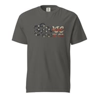 Image 2 of Goose Creek Co Classic USA Flag Unisex garment-dyed heavyweight t-shirt