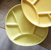 Image 5 of Assiette à fondue Longchamp verte ou jaune