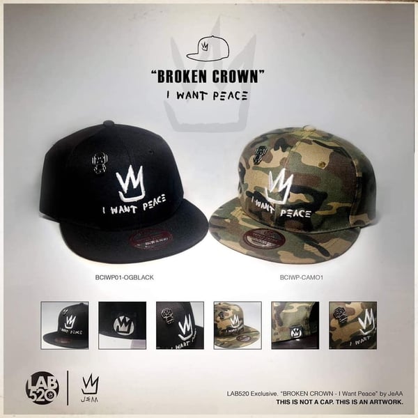Image of LAB520 Exclusive. “BROKEN CROWN - I Want Peace” by JeAA