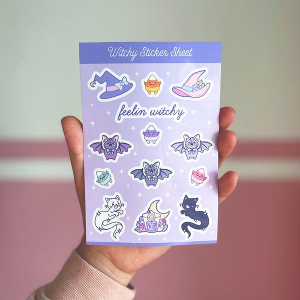 Image of Pastel Witchy Sticker Sheet