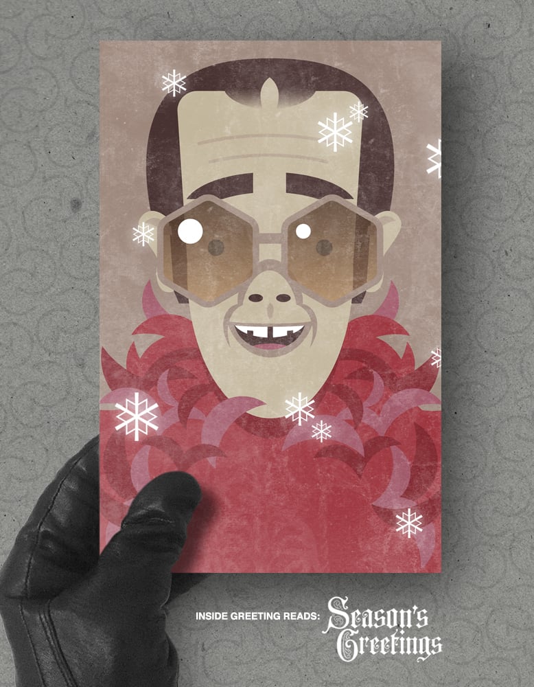 Image of Xmas card pack: 'Step In...'