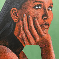 Image 3 of 'Woman' acrylic on canvas
