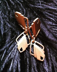 Image 1 of PLISSÉ SILHOUETTE Double Earring