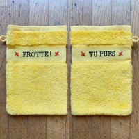 Image 1 of Gant "Frotte ! Tu pues"