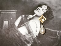 Image 2 of AZTECAH Earring Petite with Drop Pearl