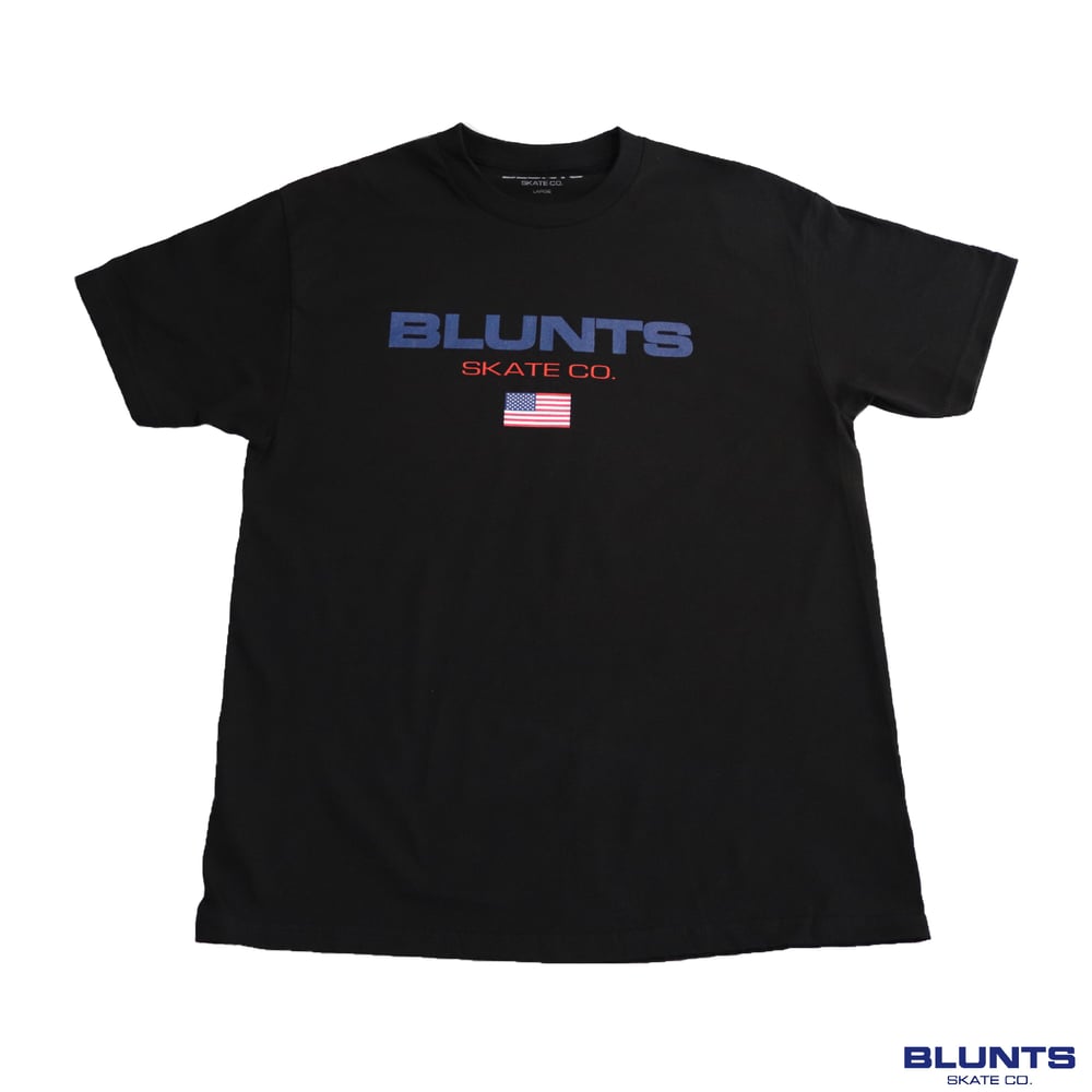 Image of (BLACK) OG BLUNTS USA TEE 