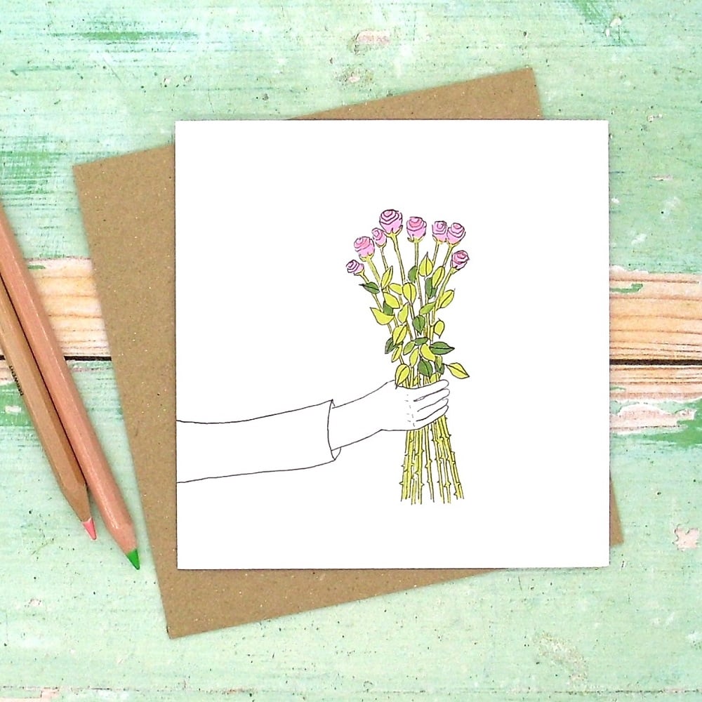 Image of "Roses For You" Card