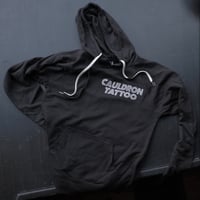 Image 2 of CORVID'S CROSS - FITTED HOODIE