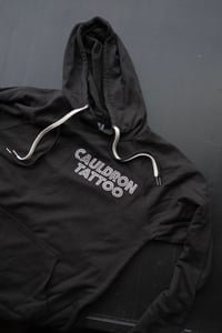 Image 3 of CORVID'S CROSS - FITTED HOODIE