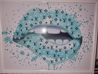 Image 2 of DESIGNER INSPIRED GLOSSY LIP PRINT