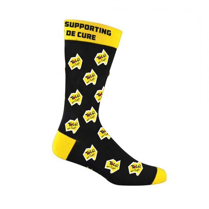Image of Tour de Cure Logo Socks