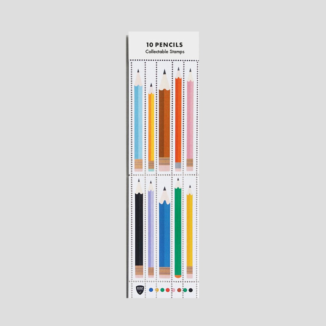 Image of Short Pencils Stamp Set
