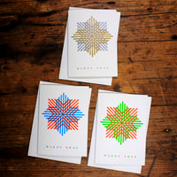 Image 1 of Snowflake | Christmas letterpress card